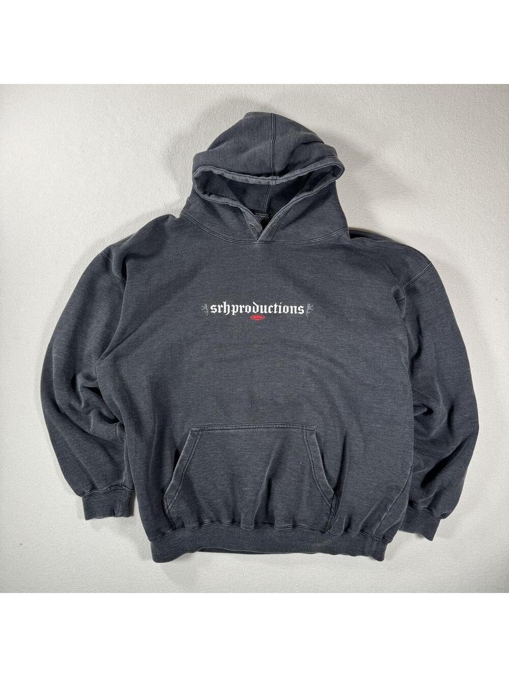 Vintage Y2K SRH Motorbiking BMX Surf Baggy Oversized Hoodie